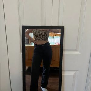 Animal print tube top, H&M, size xs